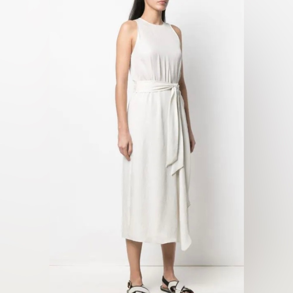 Vince Sleeveless Wrap Around Dress